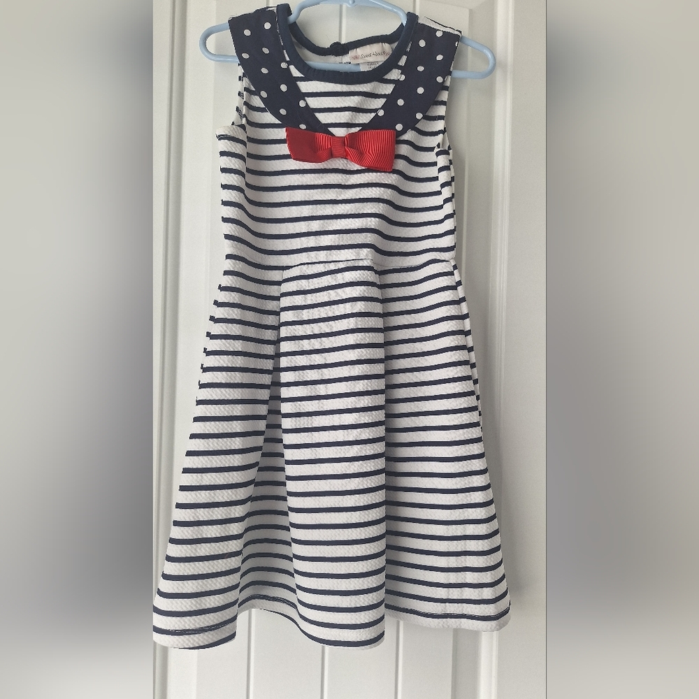 Sweet Heart Rose Black and White Sleeveless Sundress